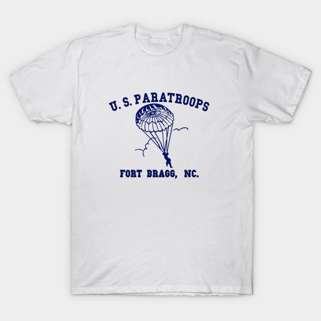 US Paratroops Fort Bragg NC WW2 T-Shirt by Jose Luiz Filho